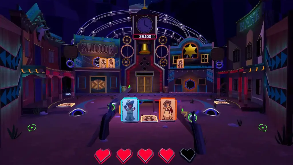 Gamplay of Bounce arcade on meta quest VR headset