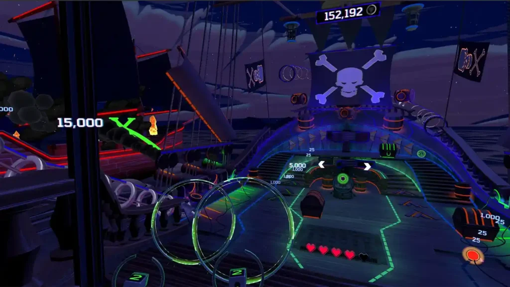 Gamplay of Bounce arcade on meta quest VR headset