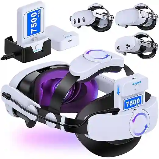 Kawaye Battery Head Strap accessoires for meta quest 3
